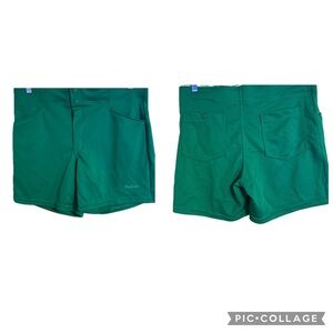 Vintage 80s MacGregor Green Polyester Sporty Baseball 🏈🎾🏀⚾️ Hugger Shorts 36/38